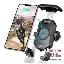 Motorcycle Wireless USB C Phone Mount Charger - Phone Mount picture