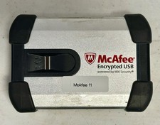 McAfee 250GB Encrypted USB Hard Drive w/Fingerprint | Not Enrolled | Ready picture