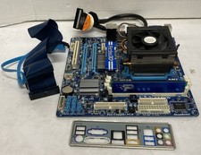 Gigabyte GA-880GMA-UD2H Socket AM3 DDR3 Motherboard 8GB RAM CPU IDE+SATA Cables picture