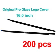 200PCS Original Front Glass Bezel Logo Cover Trim For MacBook Pro 16