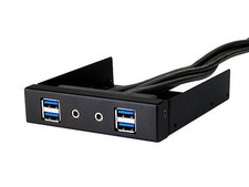 Silverstone 3.5inch Bay Front Panel FP32B-E 4XUSB3.0 Ports / 2XAudio Ports picture