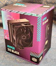 Hyper 212 Black CPU Air Cooler, 4 Heat Pipes, PWM Fan New & Sealed picture