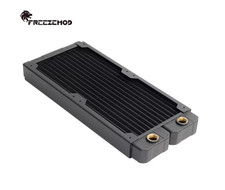 FREEZEMOD TSRP-TW240 240mm Radiator 14 Flat Tubes Copper Fins 120mm Fan Support. picture
