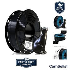 1KG of Silk PLA Filament 1.75mm in Luxurious Black - Ideal for Crafts & Cosplay picture