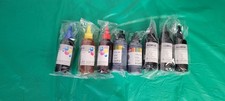Printer Ink REFILL Bottles (Lot of 8) NEW Sealed 100ml Universal Mixed Color picture
