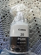NEW Canon 20 PGBK Black Ink GI-20 PGBK 170ml for PIXMA G5020 G6020 G7020 B7 picture