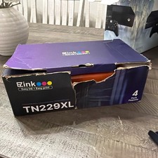 Open Box Seal Cartridges~ EZINK 4 PACK TN830XL TONER CATRIDGE BLACK FOR BROTHER picture
