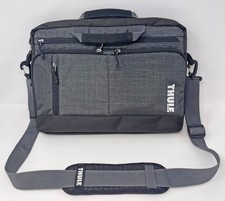 Thule Sweden TSDA-113 Straven 13 Inch Laptop Macbook Deluxe Bag Black Gray Used picture
