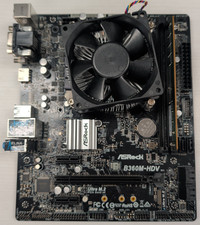 Asrock B360M-HDV Micro-ATX  i5-8400 CPU 8GB RAM *TESTED WORKING* picture