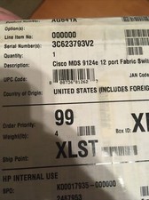 AG641A I Brand New Factory Sealed HP Cisco MDS 9124e 12port Fabric Switch picture
