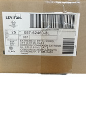*QTY 25* Leviton Extreme 6+ Ethernet Patch Cord 3' Blue 057-62460-3L NEW picture