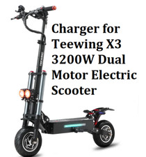 🔥power supply 52v 58.8v 3a fast Battery Charger for Teewing X3 3200w  E-scooter picture