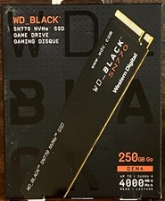 Western Digital WD_BLACK SN770 250GB M.2 NVMe SSD (WDS250G3X0E) New/Sealed Box picture