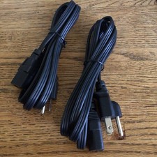 2X Foxconn 188059 3-Prong Power Supply Cord FF-01 W 10 Amp 125V E301899 FM-008 picture