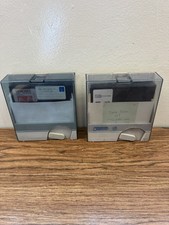 2 Vintage Floppy Disc Holders With 20 USED Disks  picture