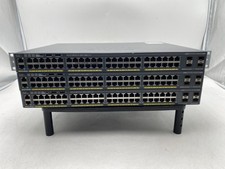Lot of 3 Cisco WS-C2960X-48LPS-L 48 Port GigE PoE Switch 4x SFP LAN picture