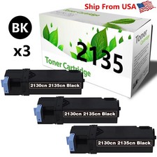 (3PK,Black) 2135 330-1389 Toner Cartridge for 2130CN 2130 2135CN Printer picture