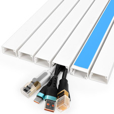 87In Cord Hider Kit, Cord Covers for Wires on Wall, Paintable Cable picture