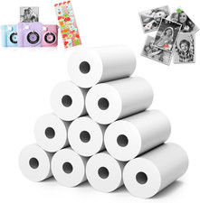 10 Rolls Kids Camera Instant Print Paper Refill with Stickers picture