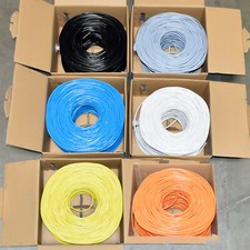 Cat5e Cat6 CCA UTP Ethernet Network LAN Cable Bulk Color 1000FT picture