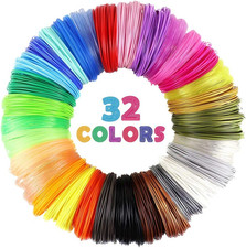 32 Colors 3D Pen PLA Filament Refills Pack, 1.75mm Diameter, 320 Feet picture