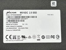 Micron Crucial M510DC (MTFDDAK960MBP) 2.5 960GB SATA SSD - 79% Health picture