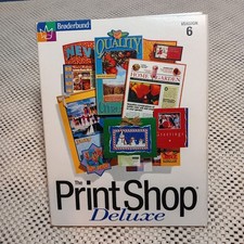 Broderbund The Print Shop Deluxe Version 6 (1998, Windows 95/98) 8 Disks picture