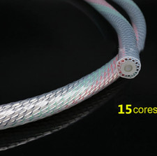 1M 7N Copper Speaker Cable HIFi Silver Plated Power Cord Amplifier CD Player DIY picture