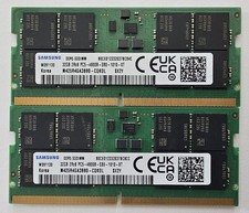 Samsung 64GB (2x32GB) DDR5 SO-DIMM SODIMM PC5-4800B memory M425R4GA3BB0 picture