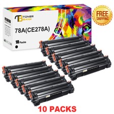 10x CE278A 78A Toner Cartridge for HP LaserJet Pro P1560 P1566 P1606DN P1606 INK picture