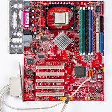 MSI 865PE Neo2-P Socket 478 ATX Motherboard AGP Intel Pentium 4 Windows 98 Retro picture