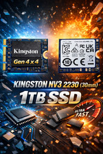 NEW Kingston NV3 1TB SSD M2 2230 30mm PCIe NVMe Gen 4 SSD Solid State Drive Gen4 picture