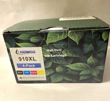 910XL Replacement Ink Cartridges 4-Pack Black Cyan Magenta Yellow New Sealed  picture