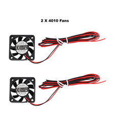 Lot of 2 x Creality 3D 24V Extruder Hotend Fan 4010 (40x40x10mm) picture