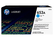 New Open Box HP 653A Cyan LaserJet Toner Cartridge, CF321AC picture