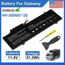 UTL-509068-3S NV-509067-3S Battery For GATEWAY GWTN141-10BK GWTN141-10BL GWTN156 picture