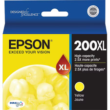New  Genuine Epson T200XL Yellow High Yield Ink Cartridge Exp 08/2024 picture