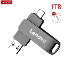 Lenovo USB 3.2 512GB OTG Flash Drive USB-C Type-C Metal Memory Stick Pen Drive picture