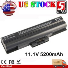 VGP-BPS13/Q Battery for Sony VGP-BPS13A/Q VGP-BPS13/S VGP-BPS13A/S 5200mAh US picture
