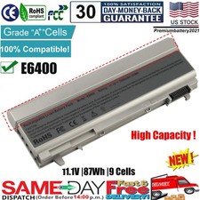 9-Cells For Dell Latitude E6400 E6500 E6410 E6510 Laptop Battery 4M529 F8TTW picture