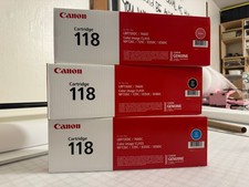 Canon 118 Toner 3-Pack | Black Cyan Magenta | For MF8580Cdw MF8380Cdw picture