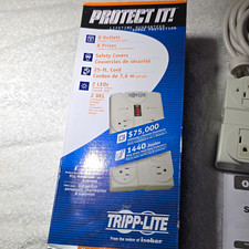 Tripp Lite TLP825 Protect It 8-Outlet Surge Protector 25 ft Cord 1440J picture