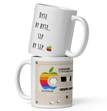 Vintage Apple II Lemonade Stand Game Mug 11oz - Byte by Byte Retro Tech picture