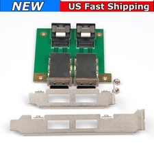 SFF-8087 to 2 Port External HD SAS SFF-8088 PCI Mini SAS Card Adapter HD Board picture