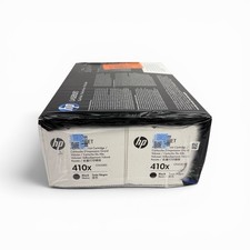 HP 410X Black Dual Pack High Yield Toner Cartridges CF410XD Genuine OEM picture