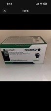 Lexmark 70C10K0 701K Black Toner Cartridge picture