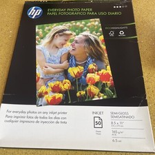HP Q8723A Everyday Semi Gloss Photo Paper 30 Sheets 8.5