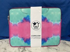 COWCOW 13 inch Laptop Bag - Green, Blue, Pink and Purple. picture
