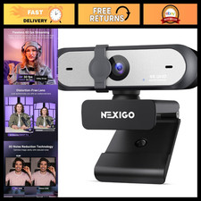4K Webcam with Autofocus, 1080p 60fps, Noise-Canceling Mic & Privacy Cover - Gam picture