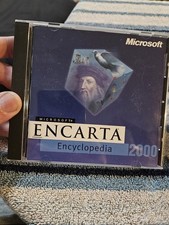 Vintage MICROSOFT Encarta ENCYCLOPEDIA  2000 Windows PC CD  picture
